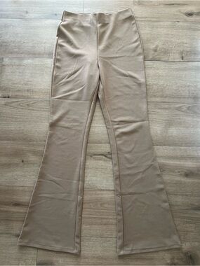 H&M Tan Flare Pants - High Waist Bootcut